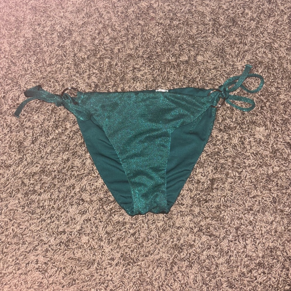 NWOT Green Sparkly Bikini